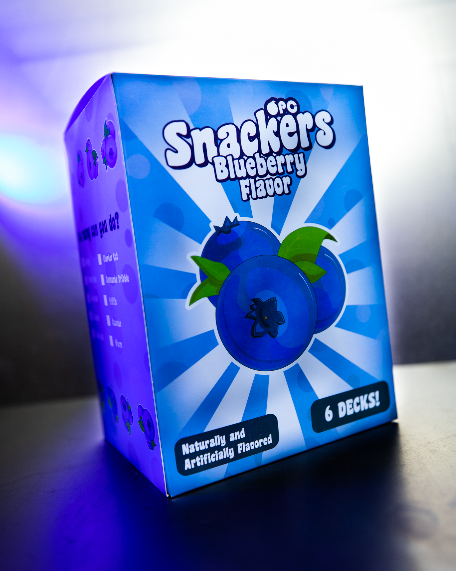 Snackers V3 Blueberry Flavor Playing Cards